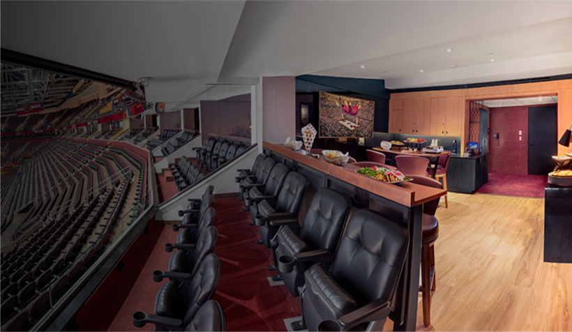 Club suite at O2 Arena
